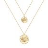 Turandoss Gold Bee Layered Necklaces for Women - 14K Gold