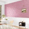 WESTICK Dreamy Pink Glitter Wallpaper for Girls Bedroom Thick Pink