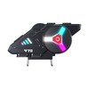 Y70 Motorcycle Bluetooth Helmet Headset V5.3 RGB Colourful Lights Headphones