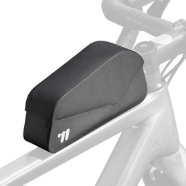 Lixada Bike Frame Bag Top Tube Bike Bag Waterproof Magnetic Flap Riding Bag Mountain Road Bike Frame Bag Top Tube Bike Bag Bolt On