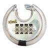 Defense2 Platinum Series Disc Lock, Durable Stainless Steel Combo Lock