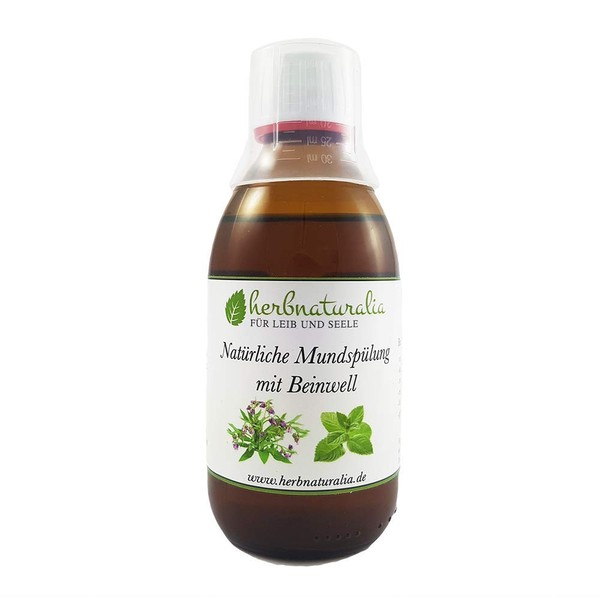 Comfrey Mouthwash (250ml) Concentrated – makes Approx. 1.2 Litres High Quality Mouthwash with the Healing Power of the Wells