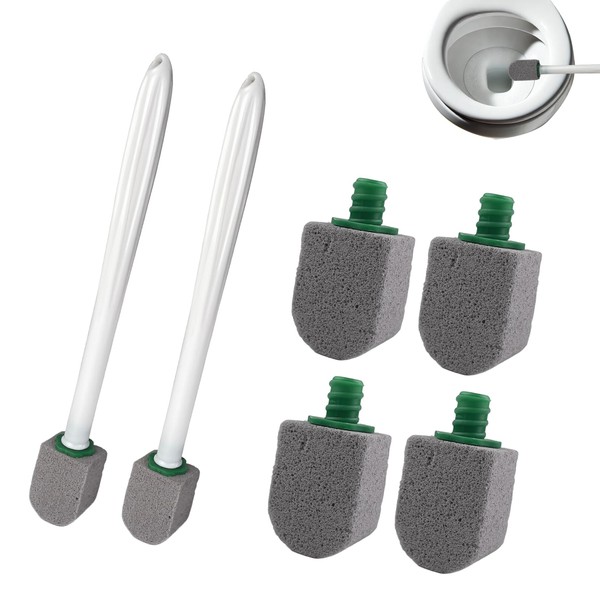 VELLUSTRA 10 Stück Bimsstein Toilette, Bimsstein Reinigungsstein mit 2 Griff,