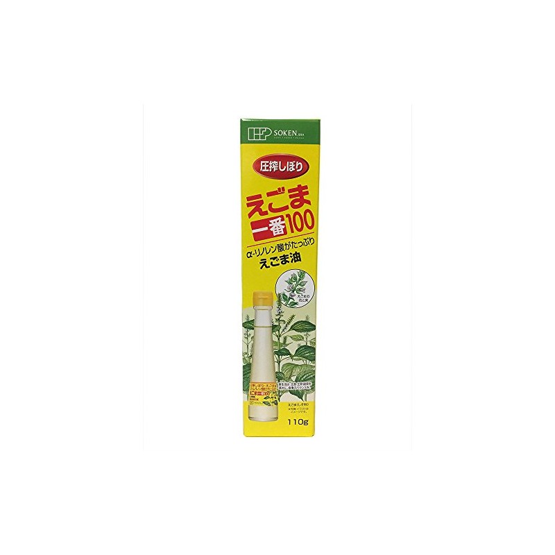 Sokensha Ego Sesame Ichiban 100 (Perilla Oil), 3.9 oz (110