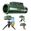 AiMeiteng 12 x 50 Monocular Telescope with Smartphone Holder, Tripod,