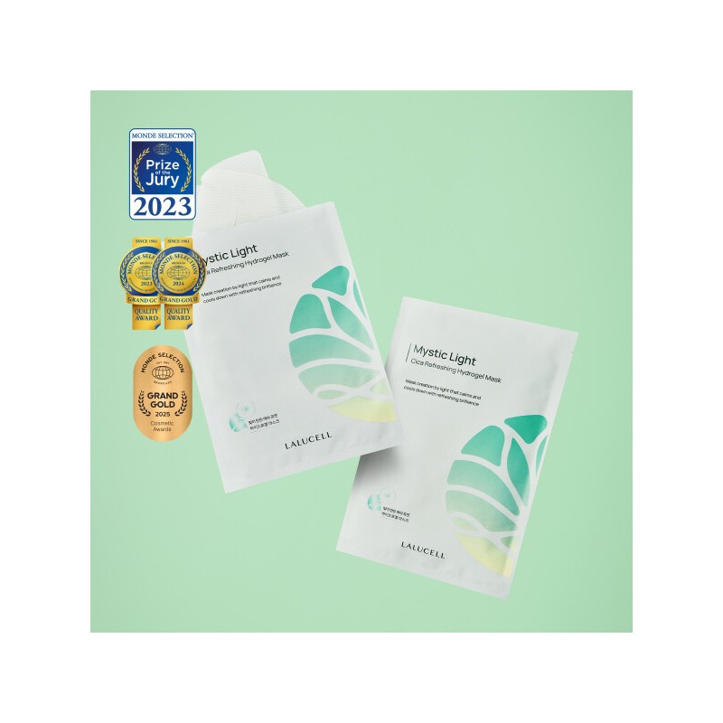 Mystic Light Cica Refreshing Hydrogel Mask 5 sheets / 미스틱