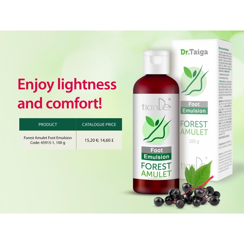 Dr. Taiga Forest Amulet Foot Emulsion, 100 g
