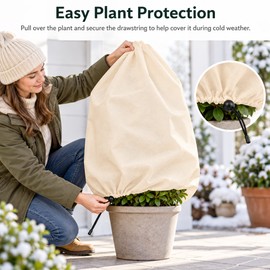Winter Plant Cover Bag for Trees & Shrubs – Non-Woven Frost Protection Cover in 60×80, 80×100 & 80×120cm