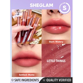 SHEGLAM Soft Haze Lip Blur Waterproof Liquid Lipstick Matte Transfer-Proof Lip Tint Lasting Super Stay Lip Stain-Little Things