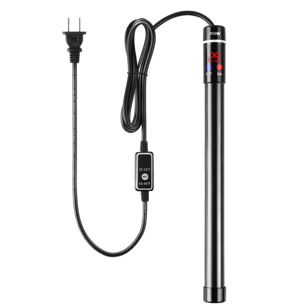 MQ Titanium Alloy 300W Aquarium Heater for Salt and Fresh