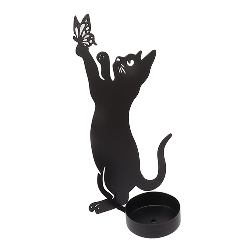 Home Decor Candlestick Durable Cat Candle Holder Decorative Candlestick Holder