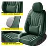 Green Car Seat Covers Full Set Universal 5-Seater Full Coverage