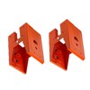 2PCS Saw Horse Bracket Cold Rolled Steel Mechanical Sawhorse Brackets