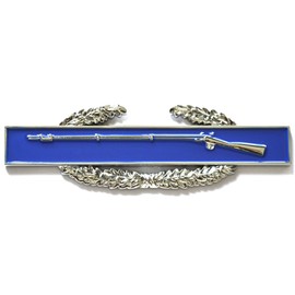 Army Combat Infantryman Metal Decal Auto Emblem