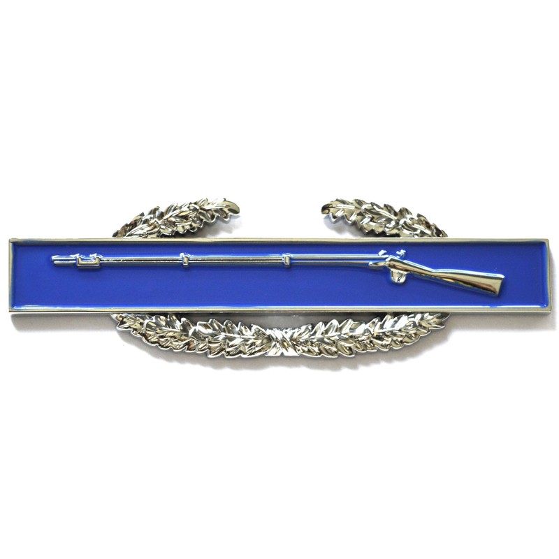 Army Combat Infantryman Metal Decal Auto Emblem