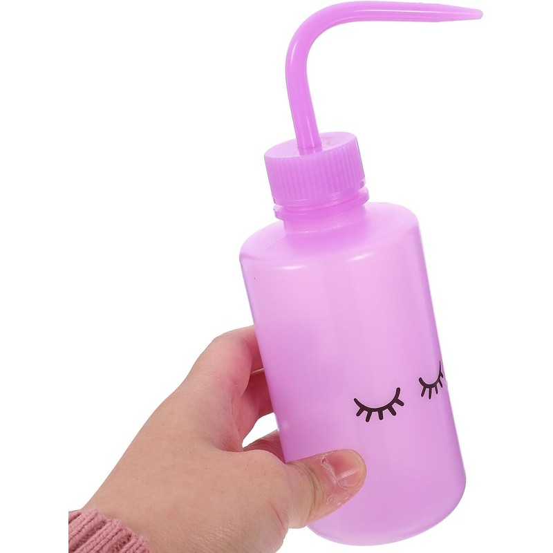 Botellas de Lavado para Pestañas 250 Ml, Botella Exprimible a
