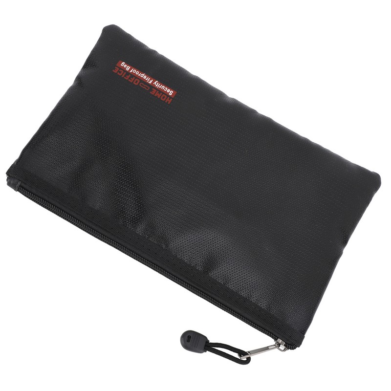 Fireproof Document Bag Portable Waterproof 800℃ High Temperature Resistant Zipper