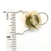 National Artcraft® 5/8" Gold-Finish Ornament Cap with Wire Loop (Pkg/50)