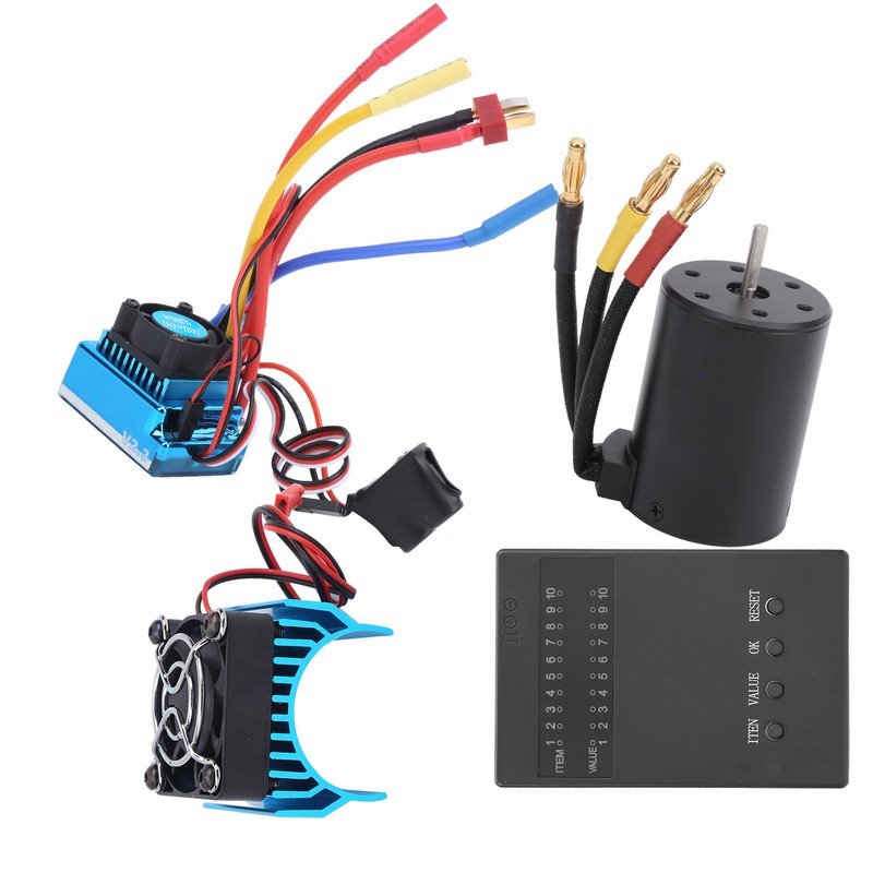 3650 Motor 2300KV+ 120A Brushless ESC + Program Card +