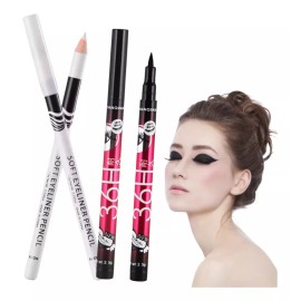 Universo en Linea Duo Delineador De Ojos Forma De Gato Eyeliner Maquillaje