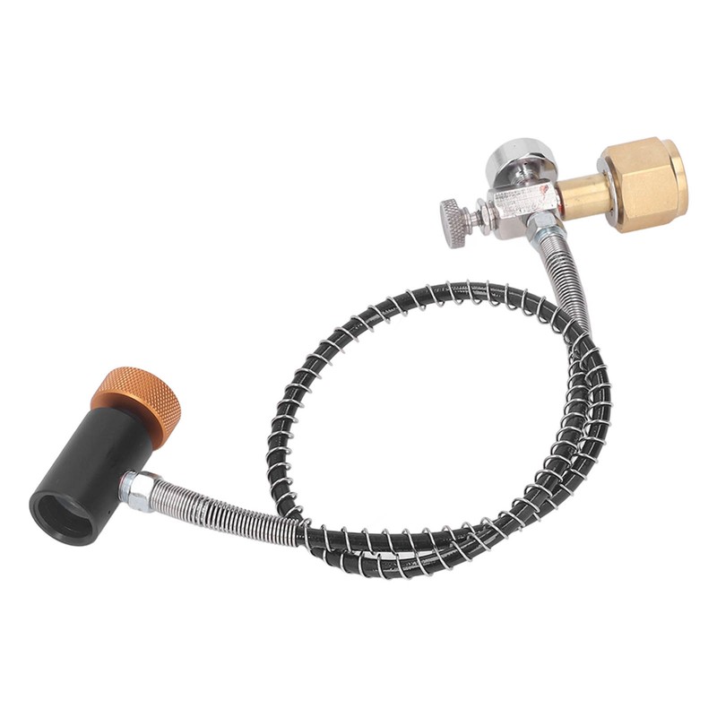 Soda Remote Hose CO2 Tank Cylinder Refilling Adapter with 24