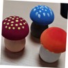 Gadpiparty 6pcs Mini Wood Mushroom DIY Craft Unfinished Smooth Figurines