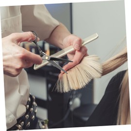 Outanaya 3pcs Professional Hairdressing Scissor Durable Black Cutting Tool for Salon and Home Use Non Slip Design for Grooming