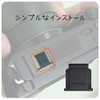 YONTTQNN ホットシューカバー ホットシューキャップ 約2cm × 2cm × 1.8cm 4個 ブラック