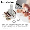 HUTUDAN B20K Speed Knob Fits - Replacement Nail Drill for