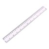 ZJYCLY Ruler, 11.8 inches (30 cm), Cutting Ruler, Stedra, Clear,