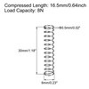 TA-VIGOR 10Pcs Extended Compressed Spring, 6mm OD, 0.5mm Wire Size,