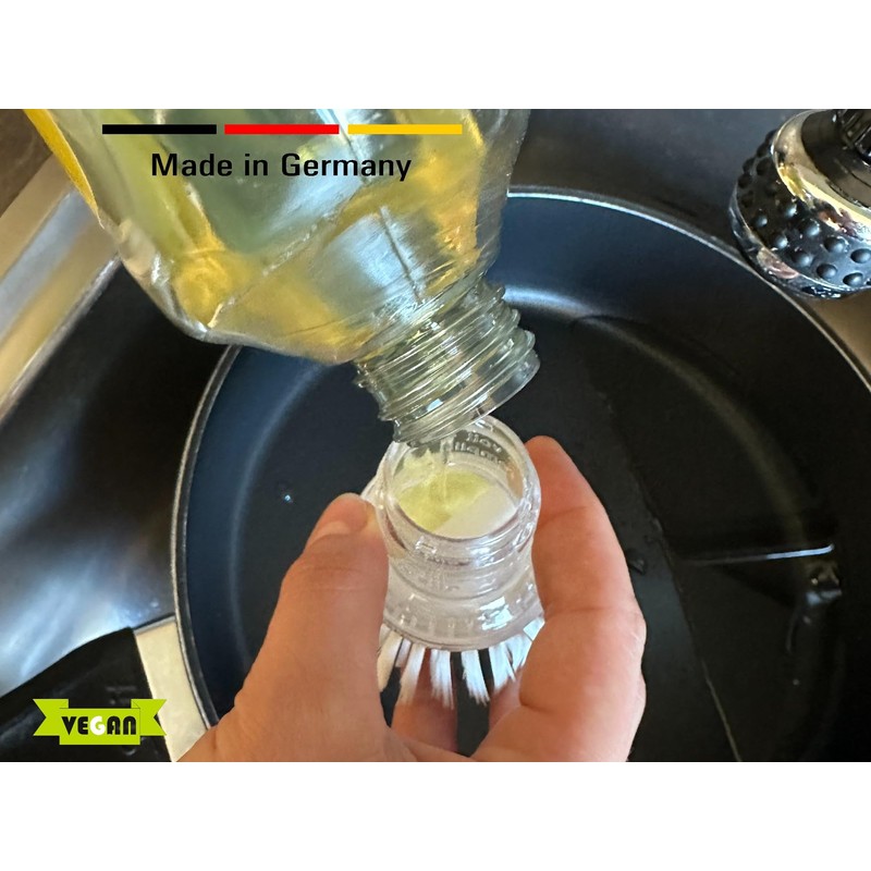 MAAJ Round Dish Brush with Dishwasher Dosing System - Made