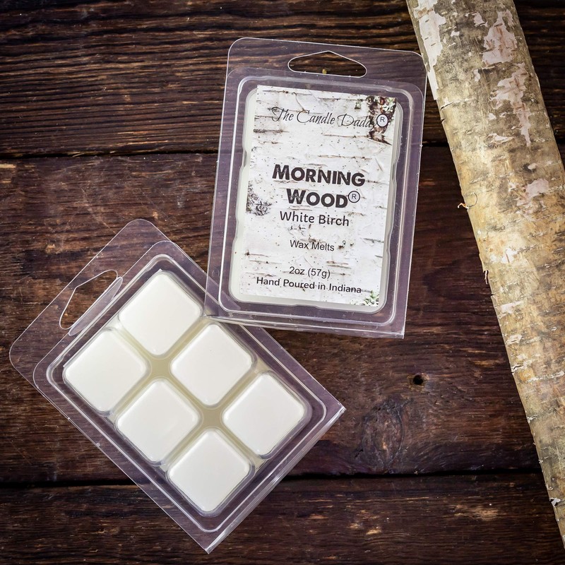Morning Wood - Funny- White Birch Scented Wax Melt -