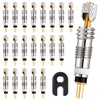 21Pcs Professional Brass Presta Valve Core & Stem - Leak-Proof