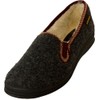 Intermax Women's Slippers Warm Lined Virgin Wool with Elastic Insert,