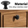 16 Pack Black Door Knobs, Drawer Knobs, Cupboard Door Knobs
