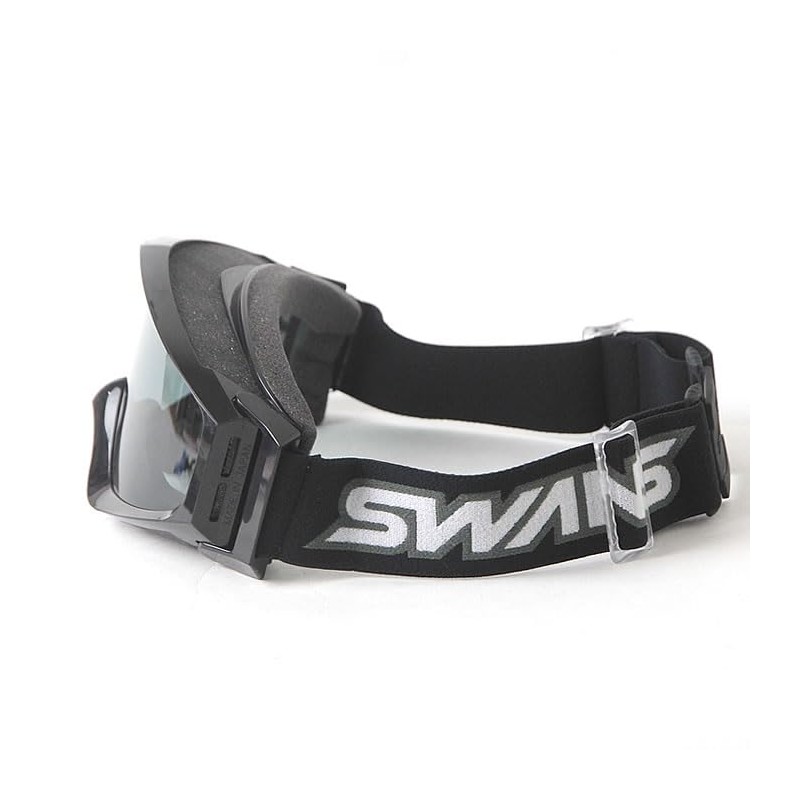 Swans GUEST-H HOOD Goggles, Compatible with Glasses, Helmet Compatible