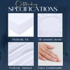 Sunshine Comforts Egyptian Cotton 4FT Fitted Sheets Breathable, Anti Wrinkle