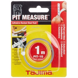 Tajima PIT-10BL Convex Pit Measure 3.3 ft (1 m) Width 0.5 inch (13 mm) Metric Scale