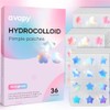 Pimple Patches Blue Pink Star Moon Flower 12MM 36PCS Hologram