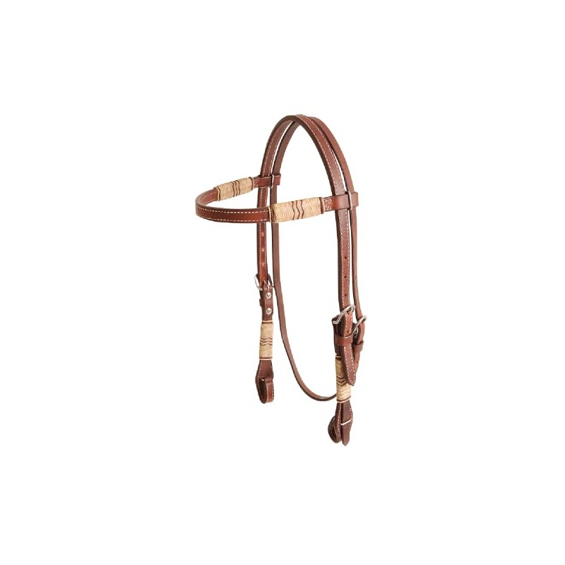 Cashel Rawhide Browband Headstall Double Trim