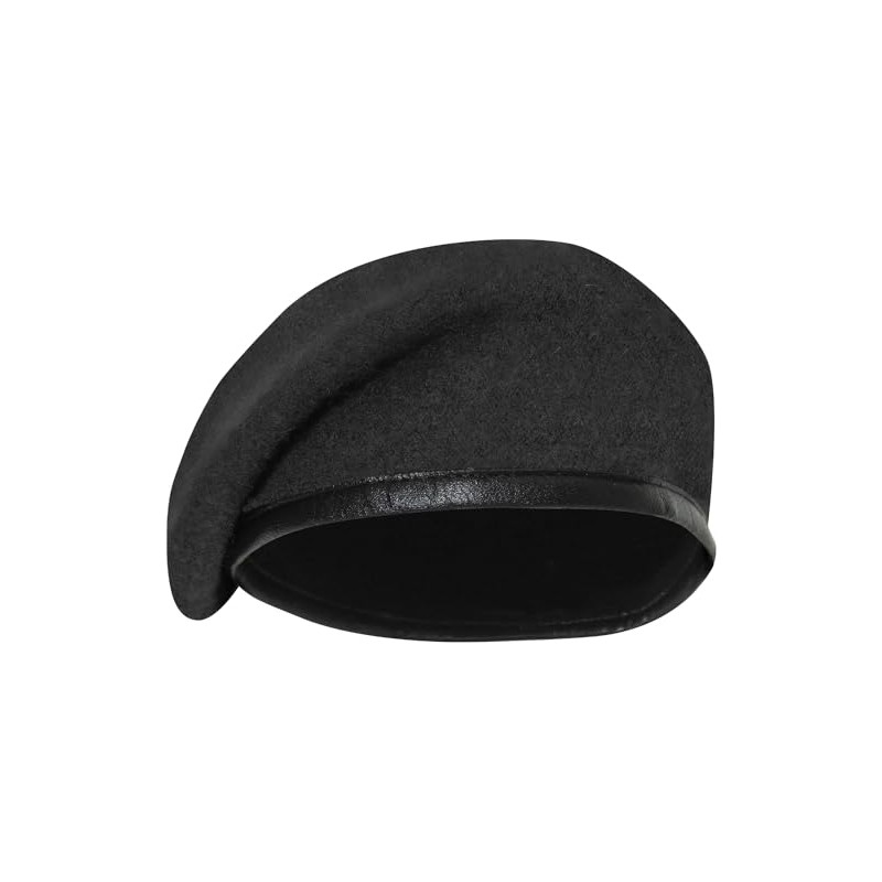 Rothco GI Type Inspection Ready Beret, Black, 7.75