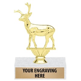 Deer Trophies - 6" Deer Buck Trophy Award