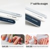 SILSTAR PROFESSIONAL 7" NAIL FILE STRAIGHT WHITE 100/180 MADE IN