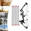 TITIDU Black Archery Hunting Compound Bow Kit Beginner Archery Tool