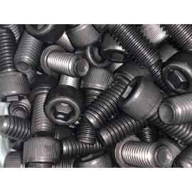 Brighton 7/16-14 x 1" SOCKET HEAD CAP SCREWS ALLOY THERMAL BLACK OXIDE - 15 PIECES