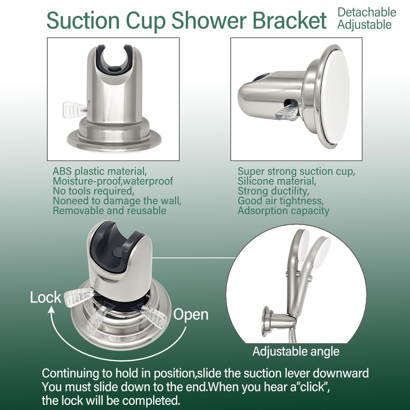 G-Sunny RV Outdoor Shower Head with Hose and Quick Connect