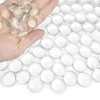HappyFiller 90 PCS Clear Flat Marbles Glass Gems Pebbles for