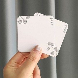 Nail Art Display Card Set of 60 Background Paper Package C0 10-60pcs