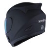1Storm Motorcycle Bike Full FACE Helmet Mechanic MATT Black; Size